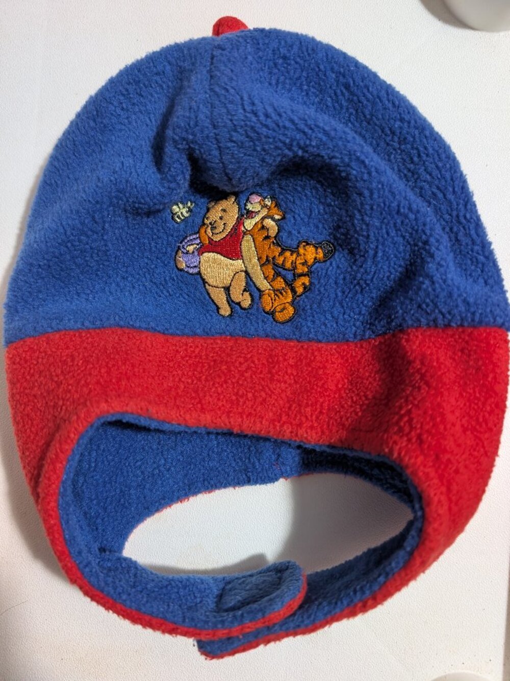 Vintage Winnie the Pooh Fleece Hat for Toddlers and Little Kids. Size 3-7